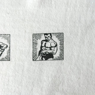 90's "made in USA" LEE マッスル プリント Tシャツ