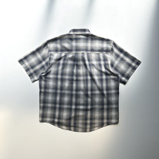 00's Munsingwear オンブレ風 チェック ボタンダウン S/Sシャツ