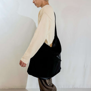 NL ニール Jill ナイロンツイル バッグ (ブラック)