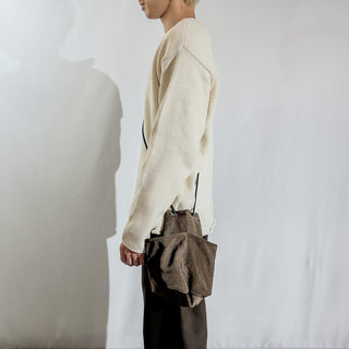 NL ニール  Jacob ナイロン 2way 巾着バッグ (ブラウン)