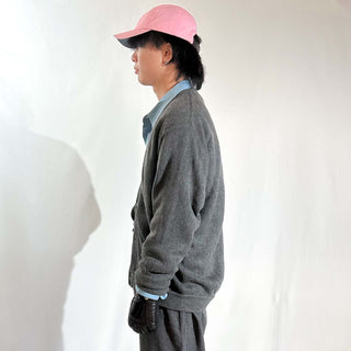 90's PENGUIN SPORT グレー ニット カーディガン