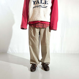 90's～ Calvin Klein Khakis カーキ 2タック チノ パンツ