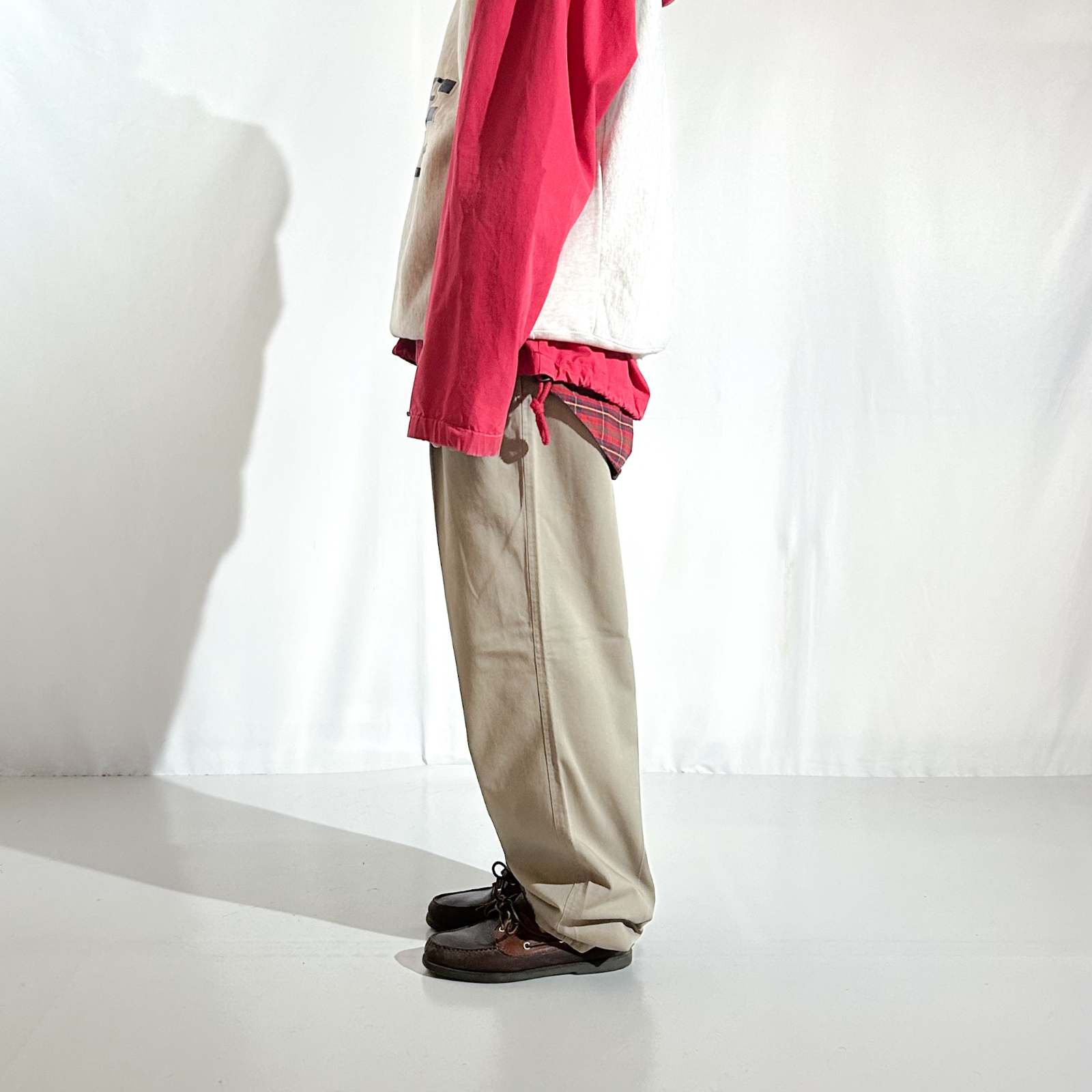 90's~ Calvin Klein Khakis カーキ 2タック チノ パンツ