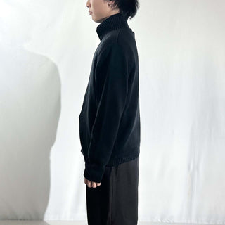 00's Croft & Barrow ブラック ドライバーズ ニット セーター