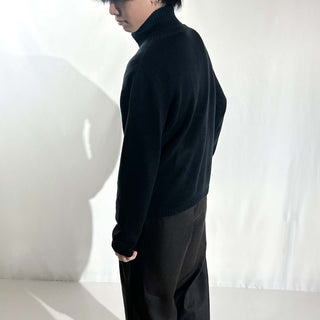 00's Croft & Barrow ブラック ドライバーズ ニット セーター