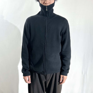 00's Croft & Barrow ブラック ドライバーズ ニット セーター