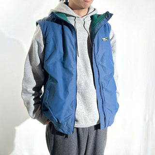 80's "made in USA" L.L.Bean 裏フリース ウォームアップ シェル ベスト