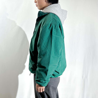 80's "made in USA" Eddie Bauer windfoil 裏フリース ウォームアップタイプ シェル ジャケット