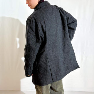 90's～00's ORVIS ハンティングタイプ ダブルジップ メルトン ウール ジャケット