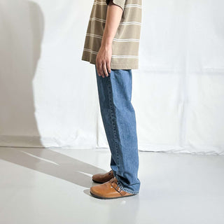 00's LEVI'S 505 "REGULAR FIT irregular" ストレート デニム パンツ(34×32)