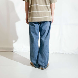 00's LEVI'S 505 "REGULAR FIT irregular" ストレート デニム パンツ(34×32)