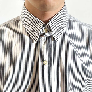 90's～ OLD RALPH LAUREN "YARMOUTH" ストライプ ボタンダウン L/Sシャツ