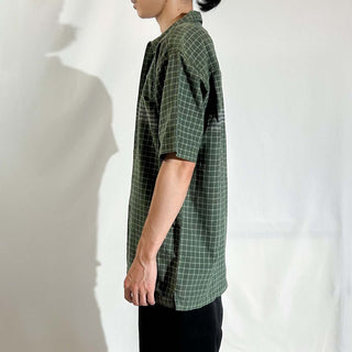 00's FADED GLORY チェック オープンカラー S/Sシャツ