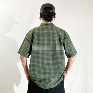 00's FADED GLORY チェック オープンカラー S/Sシャツ