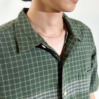 00's FADED GLORY チェック オープンカラー S/Sシャツ