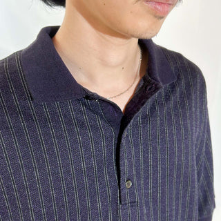90's "made in ITALY" Bobby Jones ストライプ S/Sポロシャツ