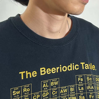 00's GILDAN "The Beeriodic Table" パロディ プリント Tシャツ
