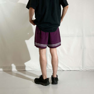 90's "made in USA" UMBRO ワインレッド ドローコード ナイロン ショーツ