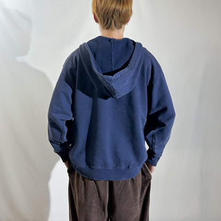 90's NIKE ハーフジップ リバースウィーブタイプ スウェット パーカ