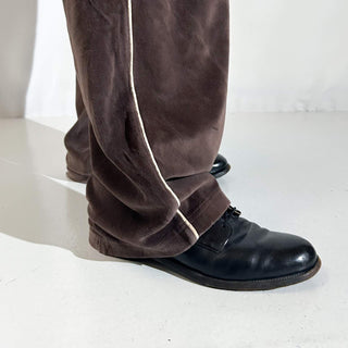 90's～00's ROUNDTREE&YORKE ブラウン ベロア イージー パンツ