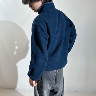 90's "made in USA" Patagonia ダークネイビー スナップT フリース プルオーバー ジャケット