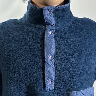 90's "made in USA" Patagonia ダークネイビー スナップT フリース プルオーバー ジャケット