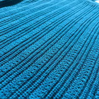 90's St. John's Bay リネン×コットン ドリフタータイプ ニット セーター