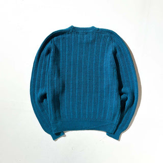 90's St. John's Bay リネン×コットン ドリフタータイプ ニット セーター