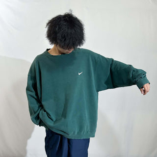 90's NIKE "極太アーム" サイドスウッシュ スウェット シャツ
