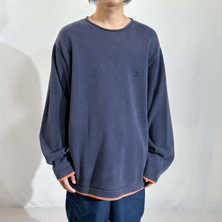 90's～ Timberland 2トーン ニット セーター ニットソー