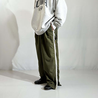 00's NIKE オリーブ ドローコード シェル パンツ
