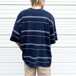 00's Puritan マルチボーダー Tシャツ(ネイビー)