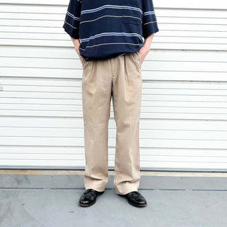 90's～00's Jean-Paul Germain コットン×リネン 3タック パンツ