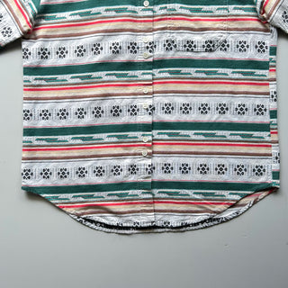 00's CABIN CREEK ネイティブ 総柄 S/Sシャツ