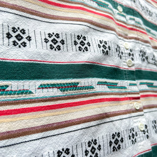 00's CABIN CREEK ネイティブ 総柄 S/Sシャツ