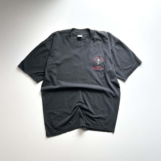 00's Gold's Gym ブラック フェード ワンプリント Tシャツ