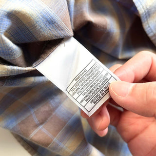 00's NIKE ACG オンブレ風 チェック レギュラーカラー S/Sシャツ