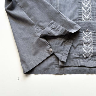 90's GUAYABERA キューバ フルジップ S/Sシャツ