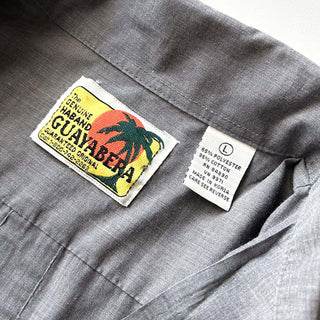 90's GUAYABERA キューバ フルジップ S/Sシャツ