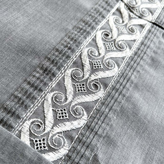 90's GUAYABERA キューバ フルジップ S/Sシャツ