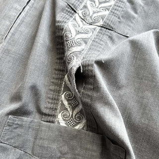 90's GUAYABERA キューバ フルジップ S/Sシャツ