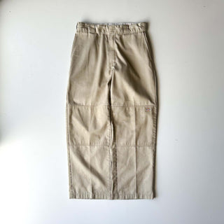 00's Dickies ベージュ ダブルニー ワーク パンツ