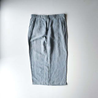00's THE TERRITORY AHEAD リネン×シルク ワイド スラックス