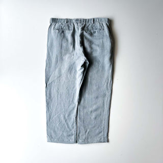 00's THE TERRITORY AHEAD リネン×シルク ワイド スラックス