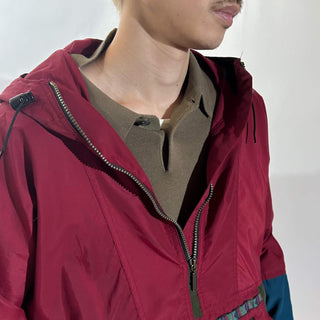 80's～90's "made in USA" L.L.Bean チロリアンテープ パッカブル アノラック ジャケット(メンズMサイズ表記)