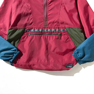 80's～90's "made in USA" L.L.Bean チロリアンテープ パッカブル アノラック ジャケット(メンズMサイズ表記)