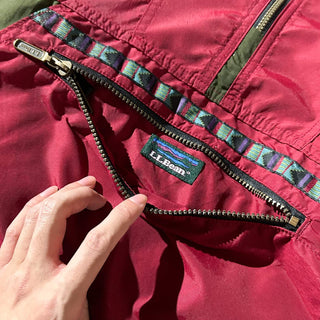 80's～90's "made in USA" L.L.Bean チロリアンテープ パッカブル アノラック ジャケット(メンズMサイズ表記)