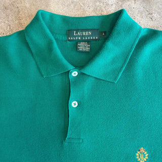 00's "made in USA" LAUREN RALPH LAUREN ワンポイント S/S ポロシャツ