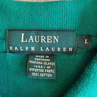 00's "made in USA" LAUREN RALPH LAUREN ワンポイント S/S ポロシャツ