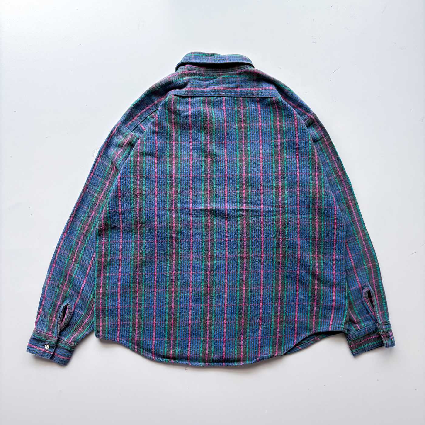 90s【USA製】FIVE BROTHER ヴィンテージ チェックシャツ M 古着–